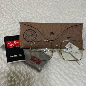 Ray-ban Glasses Square 1971 Clear Evolve Rayban